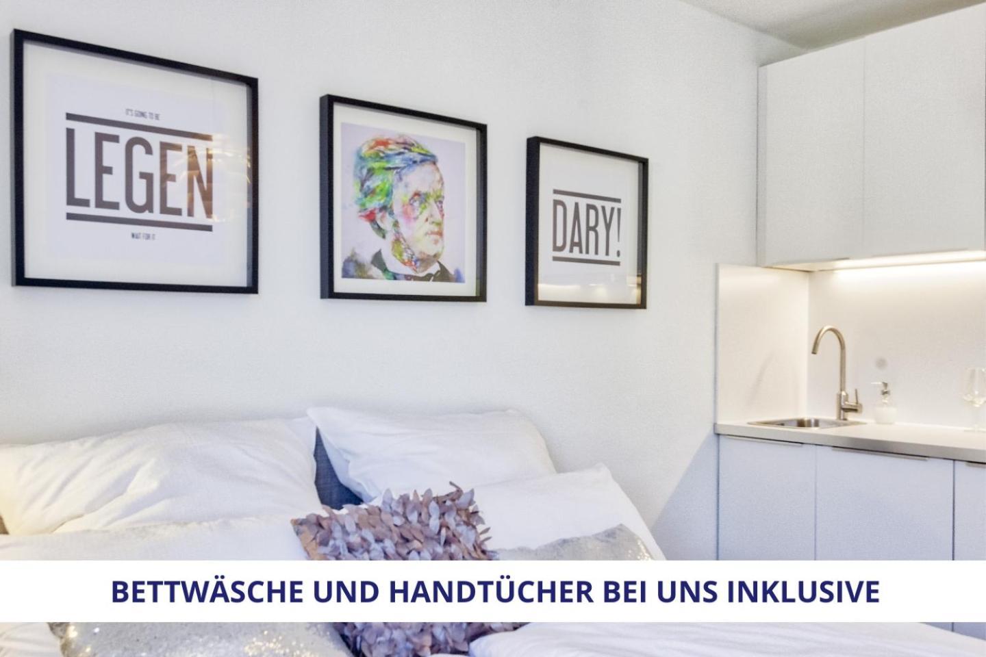 Apartment Wahnfried No2 - Sehr Zentrales, Ruhiges Cityapartment Mit Balkon, Kueche, Duschbad & Parkplatz *